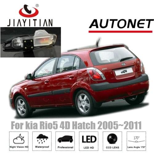JiaYiTian car camera For Kia Rio5 2005 2006 2007 2008 2009 2010 2011 5D hatch CCD Night Vision Backup Camera Reverse Camera