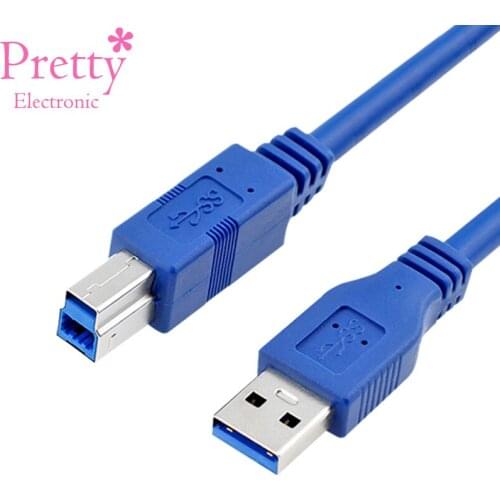 USB 3.0 Printer Cable Male to Male Print Cables For Scanner Fax Machine printer Sync Data Cord 0.3m 0.6m 1m 1.5m 2m 3m 5m