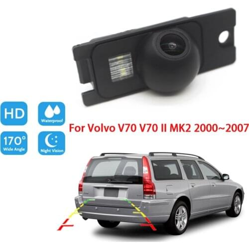 Rear View Reverse Camera For Volvo V70 V70 II MK2 2000 2001 2002 2003 2004 2005 2006 2007 CCD Full HD Night Vision Backup Camera