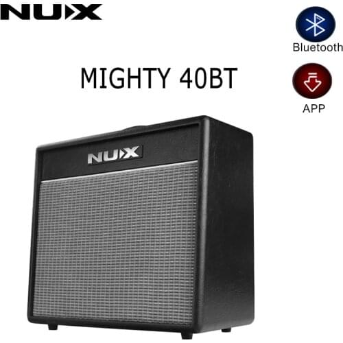 NUX Mighty 40BT Angel Electric Guitar Speaker is a professional bluetooth distortion play-sing stereo