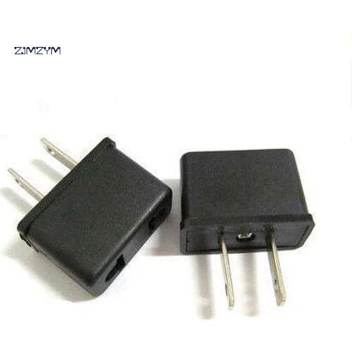 Hot selling 1PC Travel Converter Adapter US Changeover Plug Conversion plug 2 Pin AC Power Plug Adaptor Connector