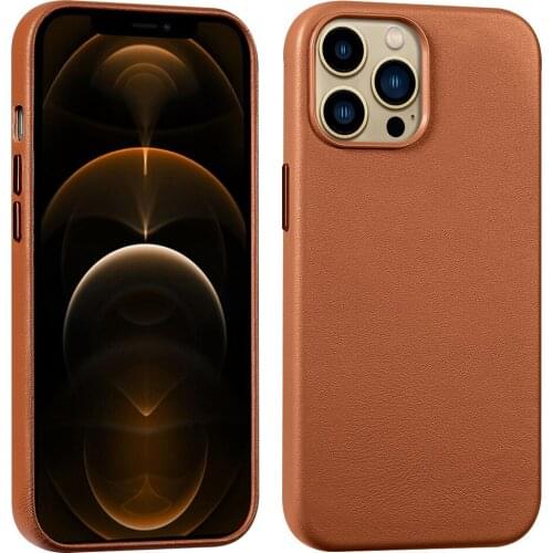 LANGSIDI Original Magsafe Leather magnetic case For Iphone 12 pro max 12PRO 12 Mini Case Drop Protect Wireless Charging Cover