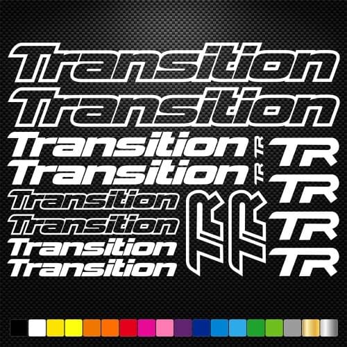 Fashion Transition Bicycle Frame Decal Stickers Voiture Rearview Mirror Side Decal Stripe Vinyl Truck Vehicle Body Accessories