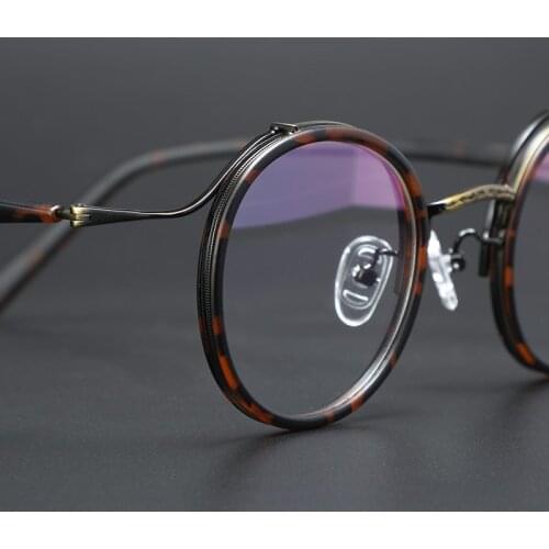 TR90 Transparent Round Glasses Men Women Vintage Optical Eyeglasses Frame Prescription Spectacle Frames man Clear Eyewear Oculos