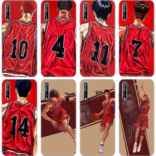 Hot Anime Slam Dunk Basketball Silicone Case for Huawei Y5 Lite 2018 Y6 Y7A Y9A Prime 2018 Y9 2019 Y9S Y5P Y6P Y7P Y8P Cover
