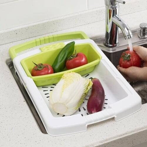 Drainage Rack Stainless Steel Dishwashing Basket Washing Kitchen Leaking Leather Vegetable Basin See Description