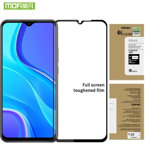 MOFi glass tempered full cover screen protector For Redmi Note 9 Pro Max glass plus protective film Redmi Note 9S Redmi 9 Note 9