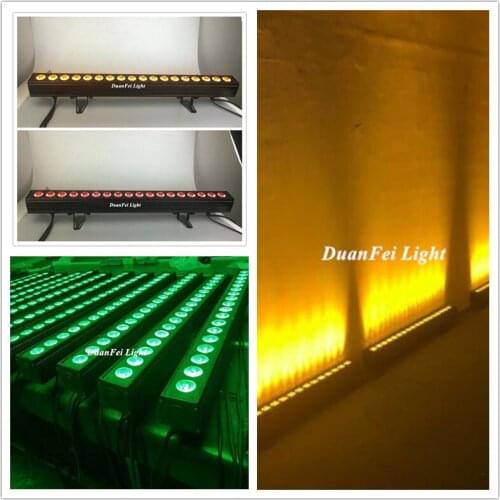 10 pieces china dj equipment led bar wall washer indoor linear wash wall wedding light dj washer led rgbwa 18x15w