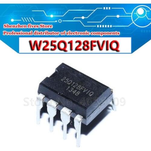 2pcs/lot W25Q128FVIQ 25Q128FVIQ W25Q128 DIP8 new original