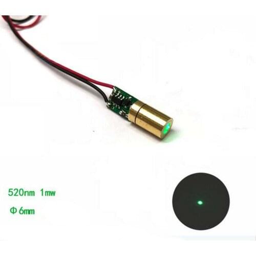 520nm 5mW 10mw 6x20mm Green Point Laser Diode Outdoor Stage Laser Light Diode High Quality Dot Laser Module