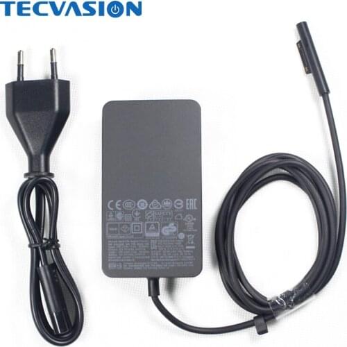 AC Adapter 44W 15V 2.58A Power Supply Laptop Charger A1800 for Microsoft New Surface Pro 4 5 Book 2017 Tablet 5V 1A USB Port EU