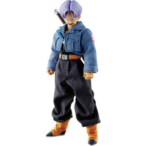 Anime DBZ Figures Torankusu Cloth Coat The Future Warrior Trunks Model 21cm PVC Boxed Toys