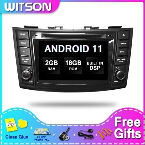 WITSON DSP 2GB 16 2Din Android 10 Car Multimedia Player For Android 10 For SUZUKI SWIFT 2011- 2012 Radio Audio GPS Glon