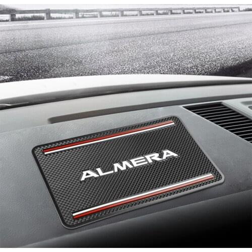 1pcs Car Anti Slip Mat Phone Holder non slip Pad Non-Slip Mat For Nissan Almera G15 N16 Car-Styling Badge Accessories