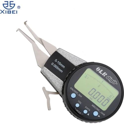Digimatic Digital Inside Caliper 5-15mm/0.005mm Electronic Gauge with Rotatable Dial Measuring Bore Groove Measuring Tools