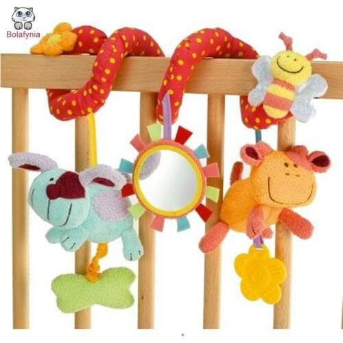 Baby Rattles & Mobiles Multifunctional animal bed around crib bell baby bedside bell rattles bed toys children toys