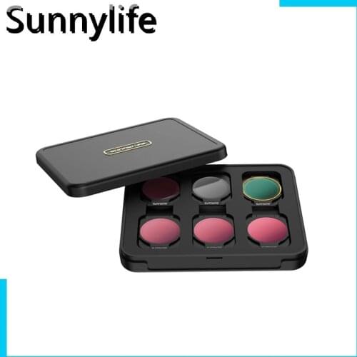 Sunnylife Drone Camera Lens Filters Set ND 4 8 16 32 64 CPL MCUV NDPL Combo For DJI Mavic Air 2S Drone Camera Accessories