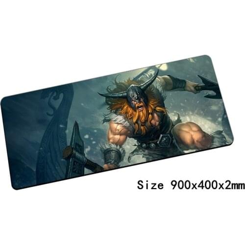 Mass pattern Olaf mouse pad 900x400mm pad mouse lol notbook computer mousepad Berserker gaming padmouse gamer laptop mouse mats
