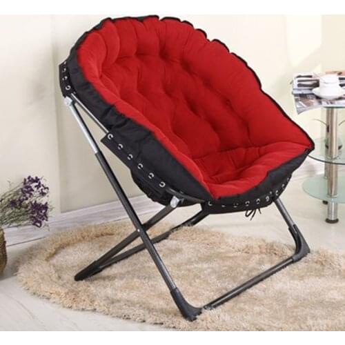 Single Sofa Lazy Chaise Lounge Chair Reading Watching TV Living Room Bedroom Foldable Upholstered Soft Leisure Lounger Chair