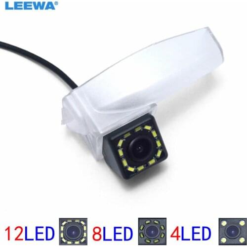 LEEWA Special Reverse Rear View Car Camera with LED Light For Mazda2 Mazda3 Parking Backup Camera HD #CA1262