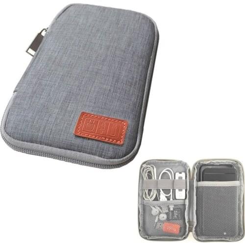 Soft Storage Organizer Bag Protection Carrying Game Case HDD Earphone MP3 MP4 Music Player Cable Phone Bank Card Zipper Pouch