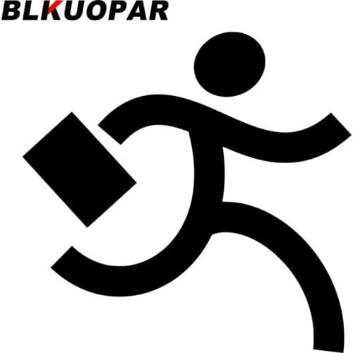 BLKUOPAR for Running Business Entrepreneur Car Stickers Graffiti Personality Decals Motorcycle Helmet Decor Car Label
