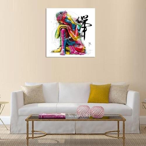 New 1 Piece/set Canvas Art canvas Paintings Chakras Buddha HD on canvas painting Decoration For Home Wall Art Print Canvas B425