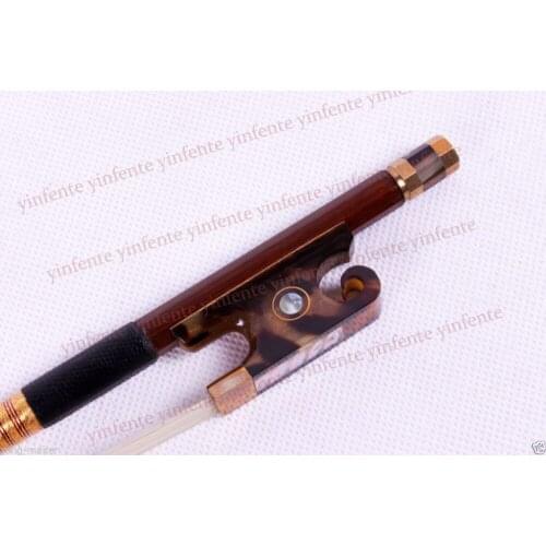 One Violin Bow Bone Brazilwood Round Stick New 4/4