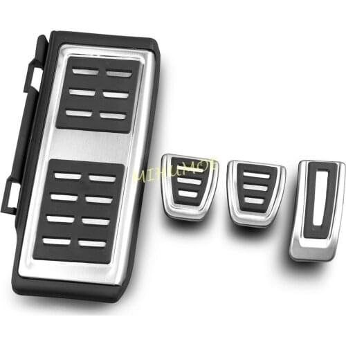 Footrest Clutch Brake Gas Pedal Cover For VW Golf Jetta Touran Tiguan T-Roc Passat Audi A3 Q2 Q3 SEAT Leon Ateca Skoda Octavia