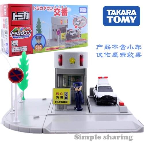 Takara Tomy Tomica World Town Build City Series Police Box （No Car Included