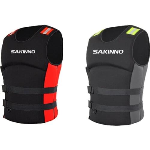 Life Jackets for Adult Life Vest Buoyancy Swimming Boating Skiing Drifting Vest Survival Suit Neoprene Life Jacket for Children