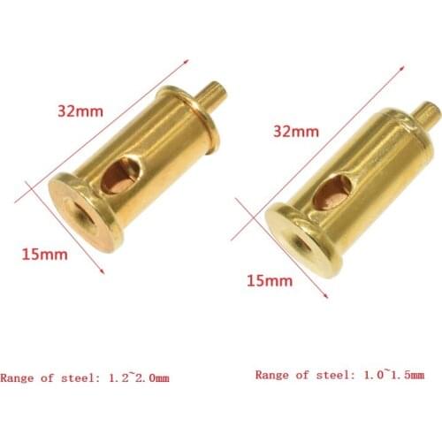 1.0-2.0mm steel wire rope gold fixator with base steel Cable Grip Wire Clip Cord Grip wire lock for lighting pendant lamp