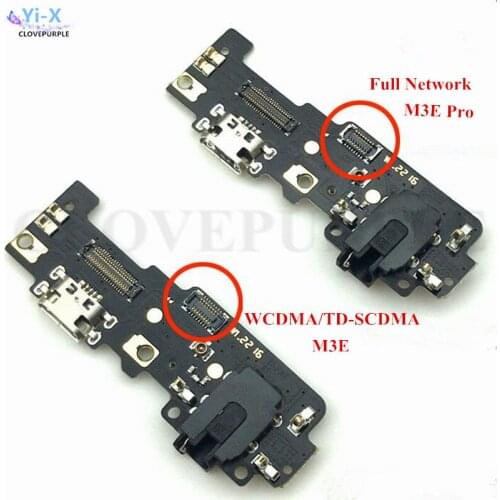 1PCS Microphone Module USB Charging Port Board Flex Cable Connector Replacement Repair Parts for MEIZU M3E Meilan E