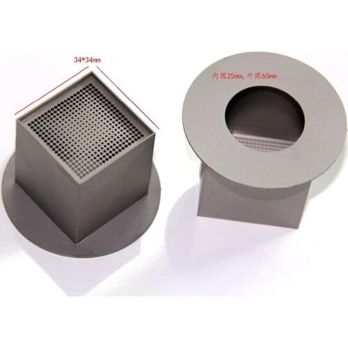 2PCS 34 * 34mmAuthentic Titanium Alloy TOP BGA Hot Air Nozzles For zhuomao ZM-R590 ZM5830 ZM5860C ZM6200 ZM6800