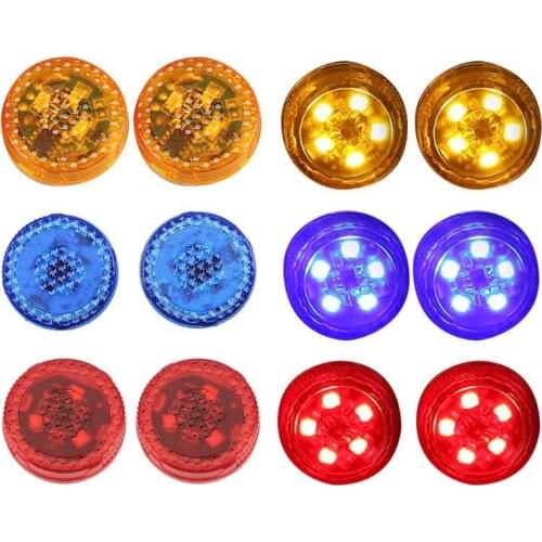 2pcs Magnetic Wireless LED Car Door Opening Warning Lights Waterproof Strobe Flashing Anti Rear-end Collision Safety Lamps