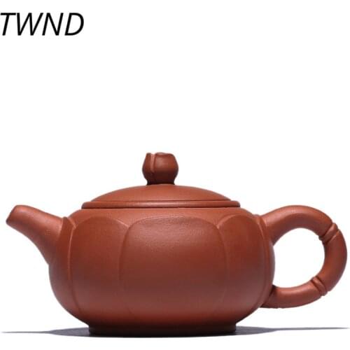 230CC Lotus yixing tea kettle Chinese kung fu zisha teapot gift box friend suit dahongpao tieguanyin Oolong