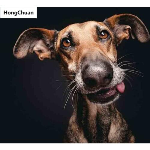 Silly cute puppy 5D DIY square/round diamond painting cross embroidery home decoration high-end mural diamond mosaic gift