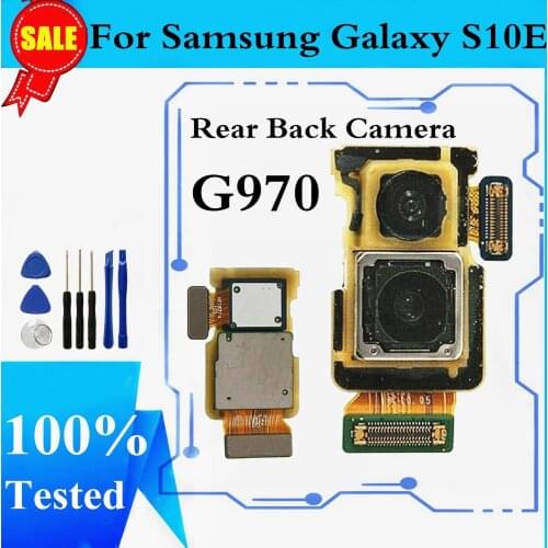 Big Rear Main Camera For Samsung Galaxy S10e Back Camera Module Flex Cable For Samsung S10e G970 Camera Replacement Repair Parts