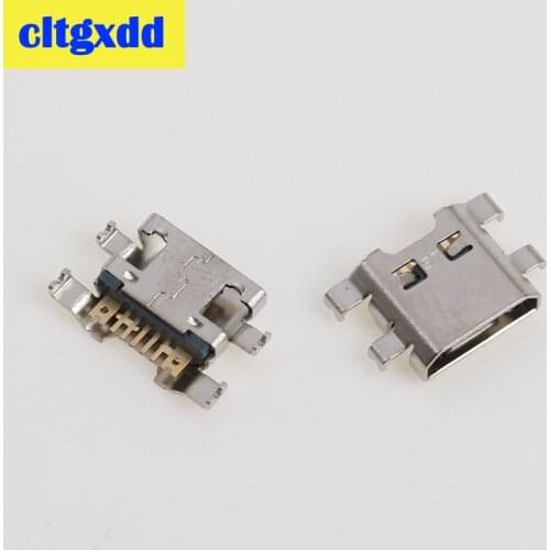 Cltgxdd 2-10pcs Micro mini USB Charging Dock Port Connector socket For LG K10 K420 K428 k10 2017 X400 K121 M250 Data port 7 Pin