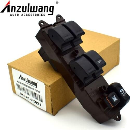 ANZULWANG 84820-0K021 Electric Power Window Lifter Master Control Switch For TOYOTA HILUX 2004-2007 LHD Innova/Kijang Innova