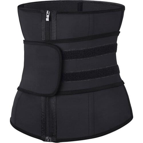 Single Straps Latex Waist Trainer 9 Steel Bones Cinchers Women Slimming Sheath Girdle Control Belts Tummy Body Shapers Shapewear