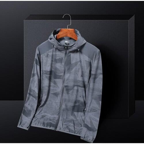 2021 new summer camouflage sunscreen clothing female anti-ultraviolet light and breathable sunscreen clothing male jacket