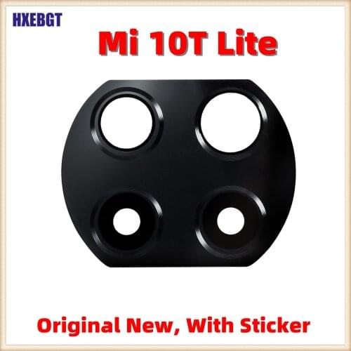 Original New For Xiaomi Mi 10T Lite Rear Back Camera Glass Lens With Adhesive Sticker Mi10T Lite Smartphone Replacement Parts
