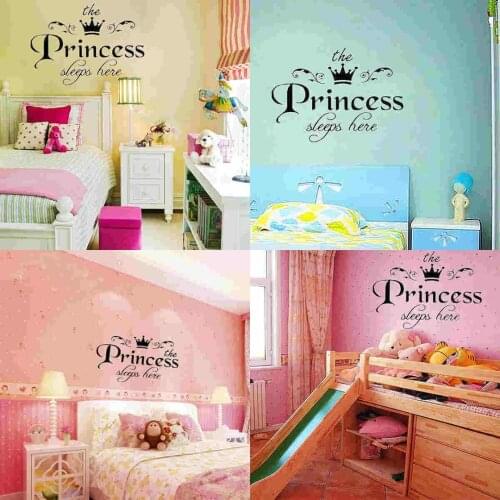 Removable Princess Wall Stickers Art Vinyl Decals Baby Girls Bedroom Decor