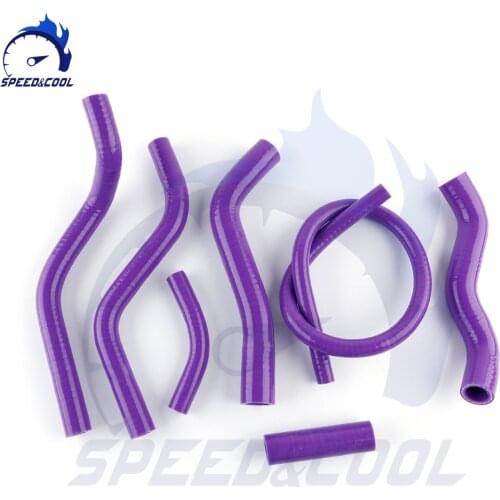 Motorcycle Silicone Radiator Coolant Hose Kit For HONDA CR 125 1990-1997 High Performance Pressure Temperature