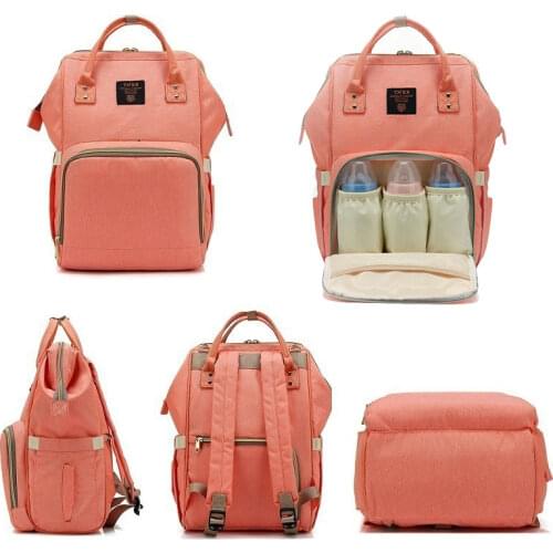 3 In 1 Diaper Bag Mummy Maternity Nappy Baby Mom Bag Brand Large Capacity Travel Backpack Nursing Bag For Baby Care Waterproof