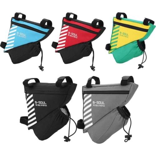 Waterproof Bicycle Bag Bike Bicycle Bags Waterproof Cycling Top Front Tube Frame Bags Triangle Bag Cycling Accessories