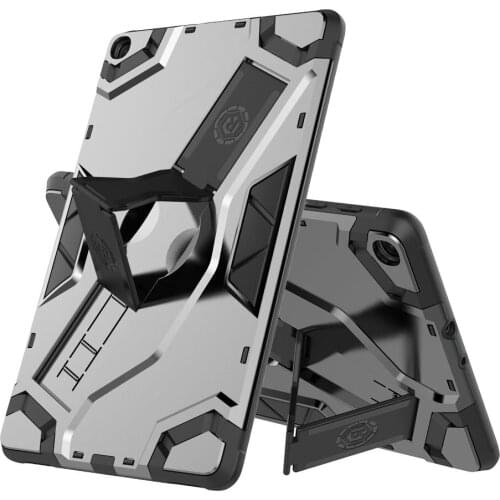 Heavy Duty Shockproof Silicone Armor Case For Samsung Galaxy Tab A 10.1 2019 SM-T510 SM-T515 Tablet Stand Hard Cover