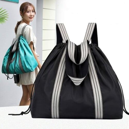 Women bag Nylon Yoga Mat Bags Gym Fitness Bag Backpack Sac De Sport Sports Shoulder Drawstring Gymtas Handbag for Women Rucksack
