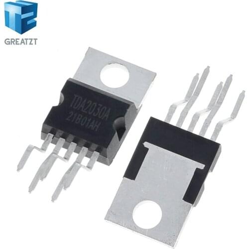 10pcs TDA2030 TO220-5 TDA2030A TO-220 linear audio amplifier short-circuit and thermal protection IC